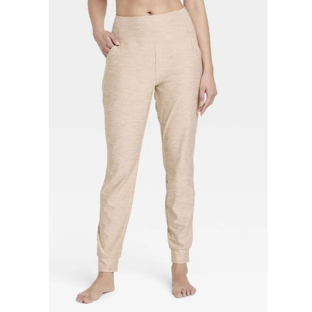 All in Motion Joggers - Oatmeal Heather - Size Large Womens L